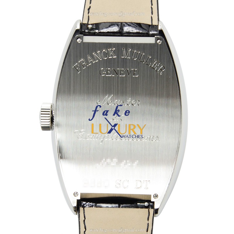 Franck Muller 9880 SC DT AC Conquistador Replica Watch With Automatic Movement, Black Dial, Steel - Image 3