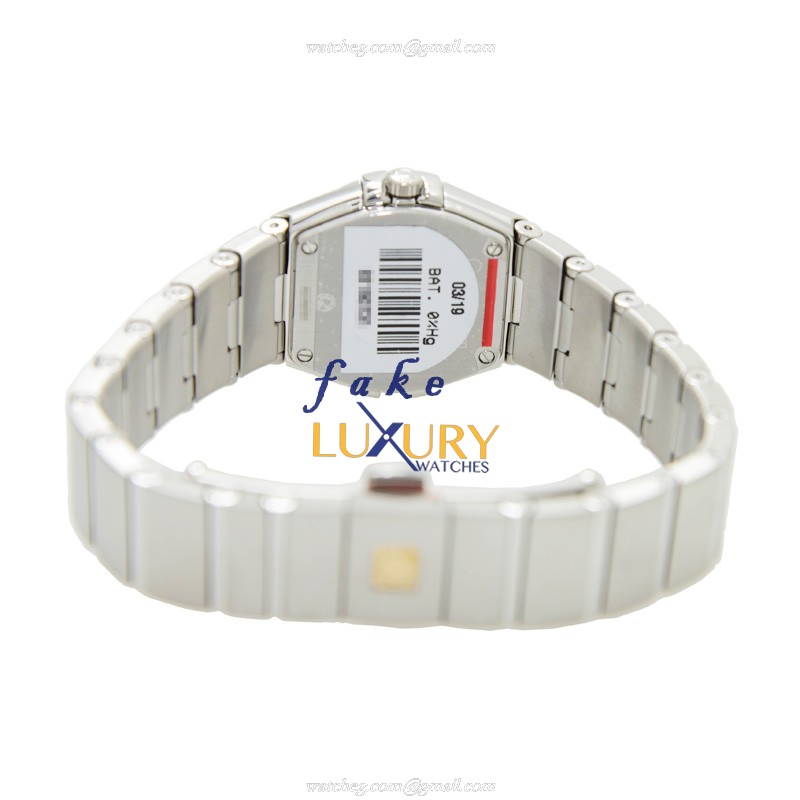 Omega Constellation 123.10.24.60.57.002 Quartz Stainless Steel Pink Dial Replica Watch - Image 4