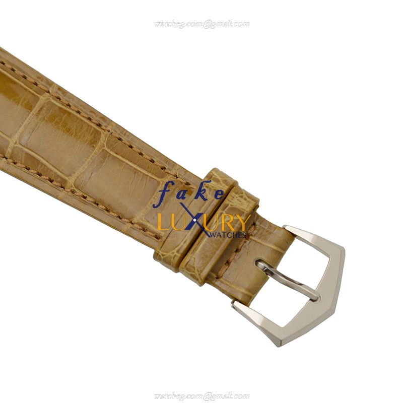 Patek Philippe 5124G-001 Gondolo 18kt White Gold Manual Wind Beige Dial Replica Watch - Image 4