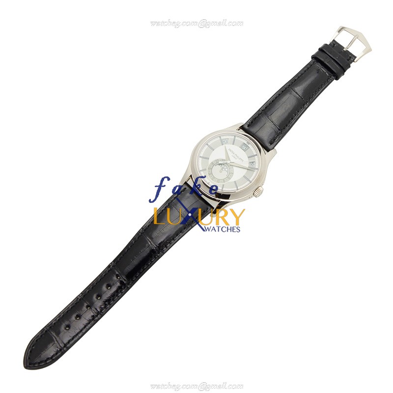 Patek Philippe 5205G-001 COMPLICATIONS Automatic 18kt White Gold Gray Dial Replica Watch - Image 2
