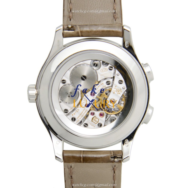 Patek Philippe 7134G-001 Replica Watch, Manual Wind, Brown Dial, 18kt White Gold & Diamond, 35mm - Image 3