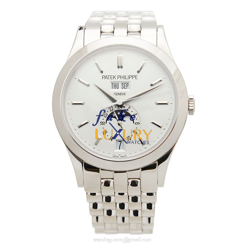Patek Philippe 5396/1G-010 Replica Watch, Automatic Movement, Silver Dial, White Gold Case - Image 2