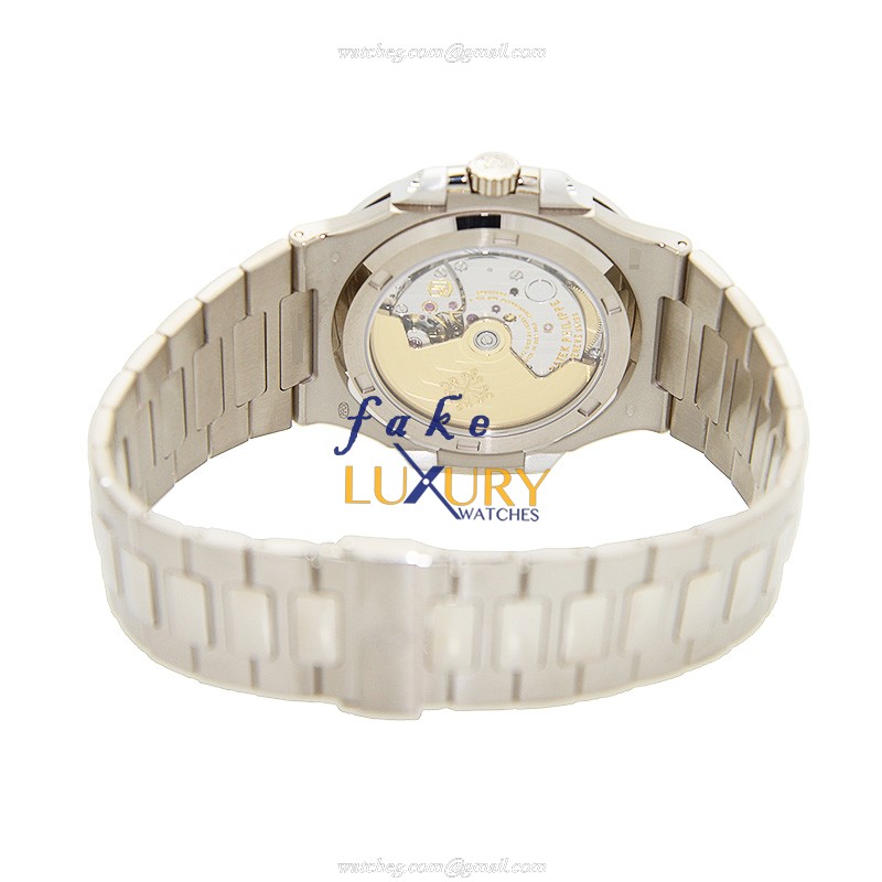 Patek Philippe 5713/1G-010 Nautilus Replica Watch - 40mm Automatic - 18kt White Gold Diamond Case - Image 4