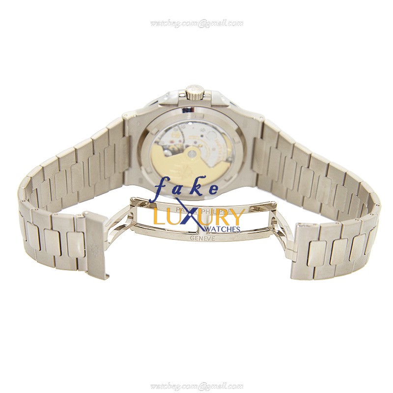 Patek Philippe 5713/1G-010 Nautilus Replica Watch - 40mm Automatic - 18kt White Gold Diamond Case - Image 5