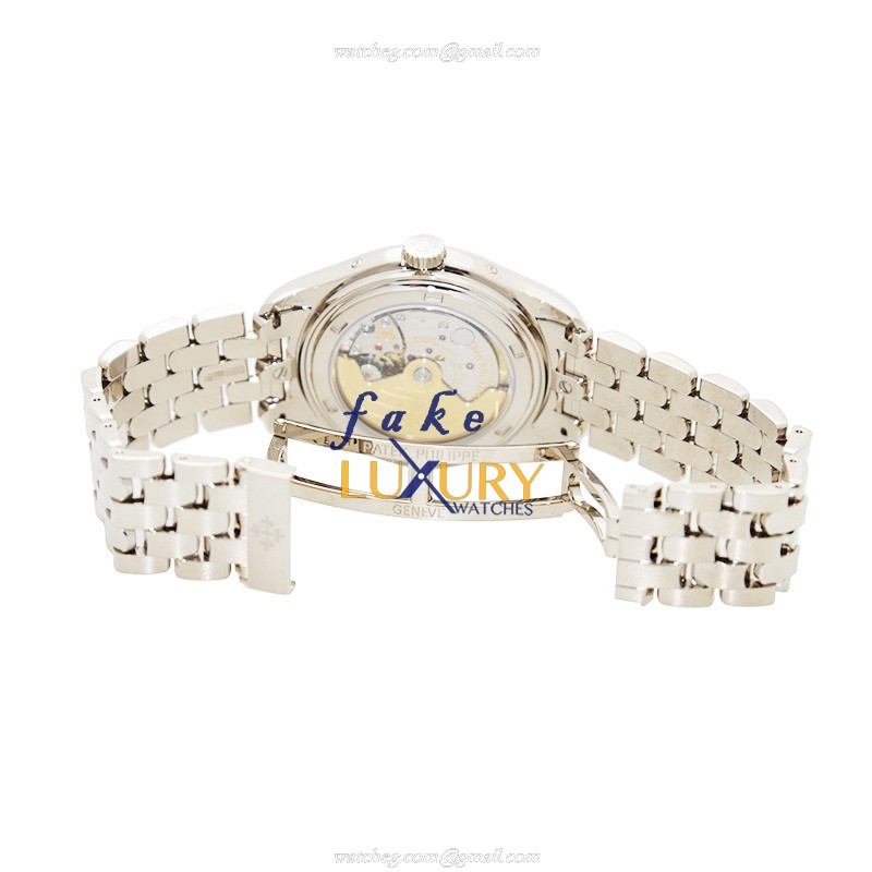 Patek Philippe 5146/1G-010 Replica Watch Automatic Movement 18kt White Gold Dark Grey Dial 39mm - Image 5