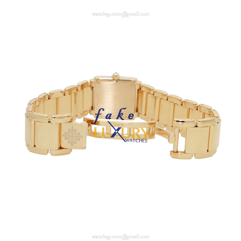 Patek Philippe 4908/11R-010 Replica Watch, 22mm Rose Gold Case, Dark Brown Dial, Quartz Movement - Image 5