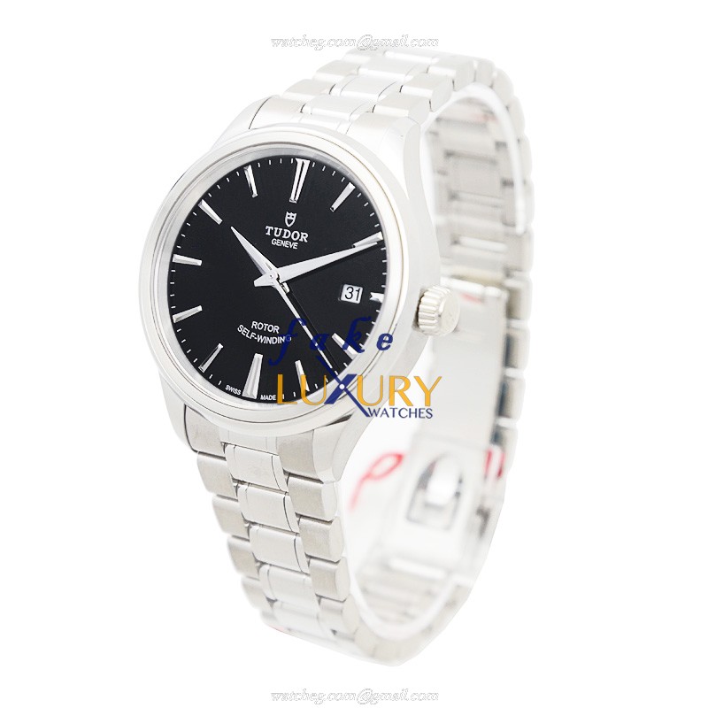 Tudor 12500-65050-BK Replica Watch, Automatic Movement, Stainless Steel Case, Black Dial, Silver - Image 3