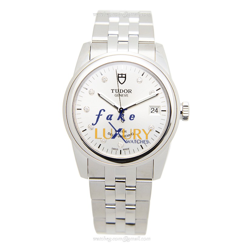 Tudor 55000-68050-10DI-SV - GLAMOUR DATE - Automatic - Stainless Steel Case - Replica Watch - Image 2