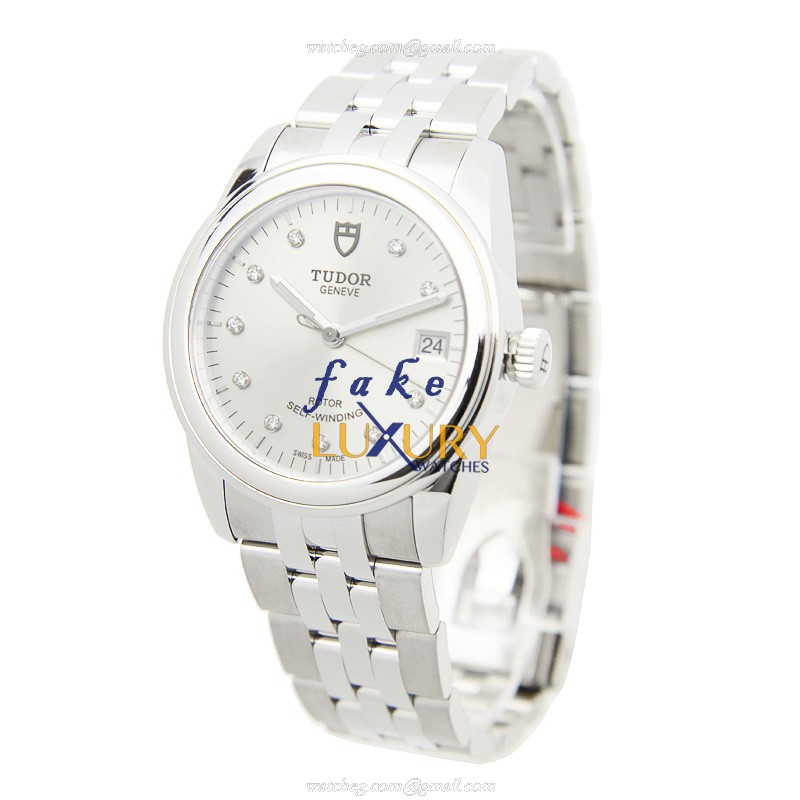 Tudor 55000-68050-10DI-SV - GLAMOUR DATE - Automatic - Stainless Steel Case - Replica Watch - Image 3