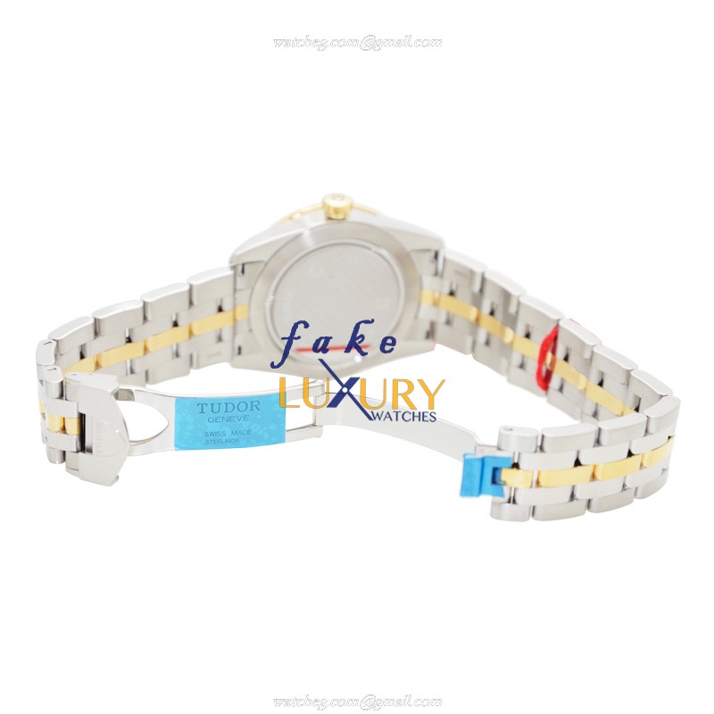 -55003-68053-BK Tudor GLAMOUR DATE Automatic 36mm 18kt Gold & Steel Replica Watch - Image 5