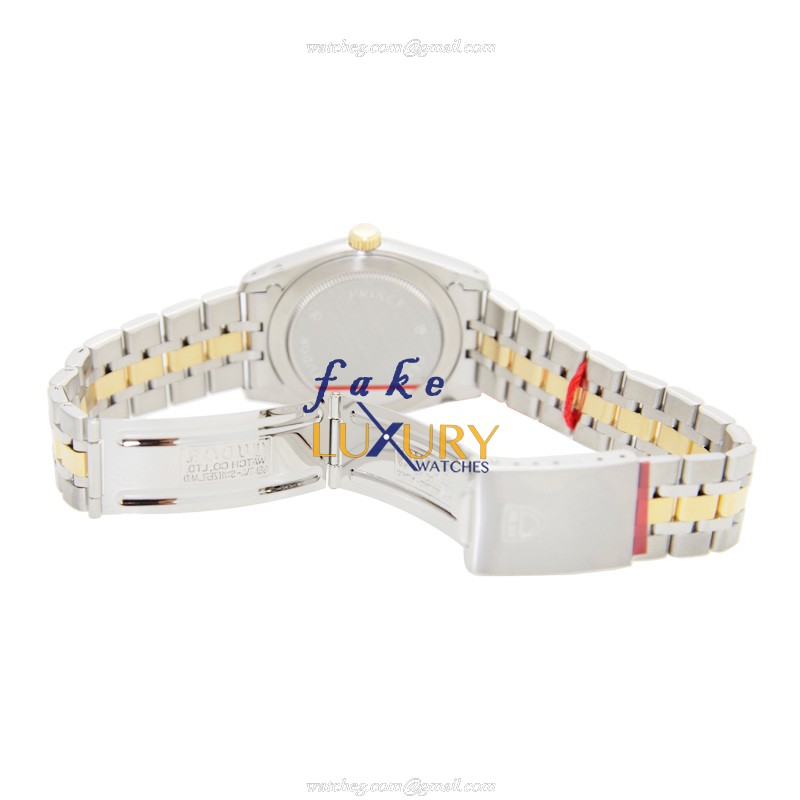 Tudor 74033-62473-10DI-CH Replica Watch, Automatic Movement, 18kt Gold & Steel Case, Gold Dial - Image 5