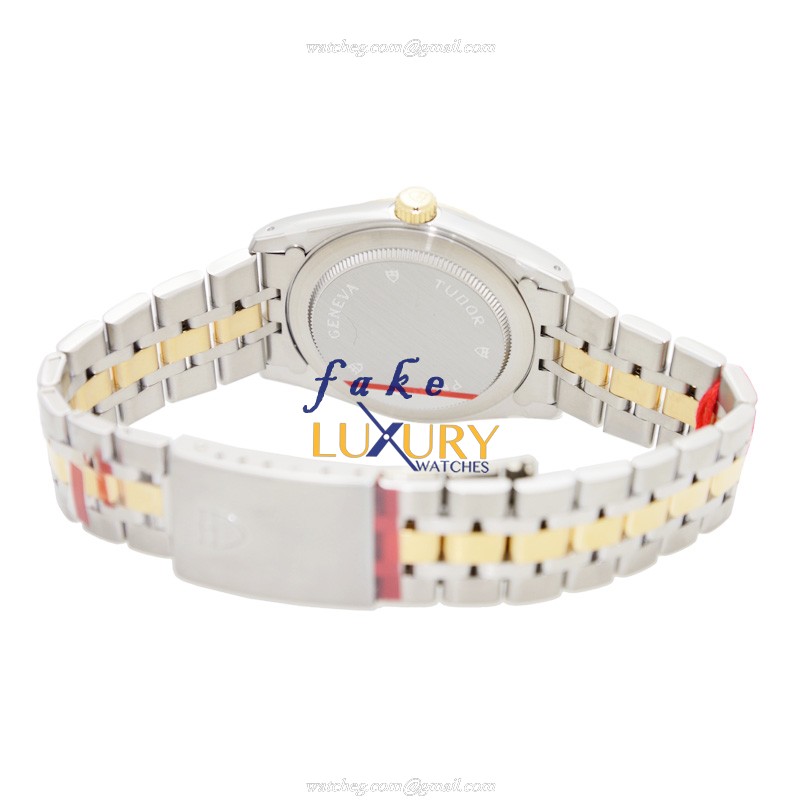 Tudor Replica Watch 74033-62473-10DI-CHCL, Automatic, 18kt Gold & Steel Case, Gold Dial, Silver - Image 4