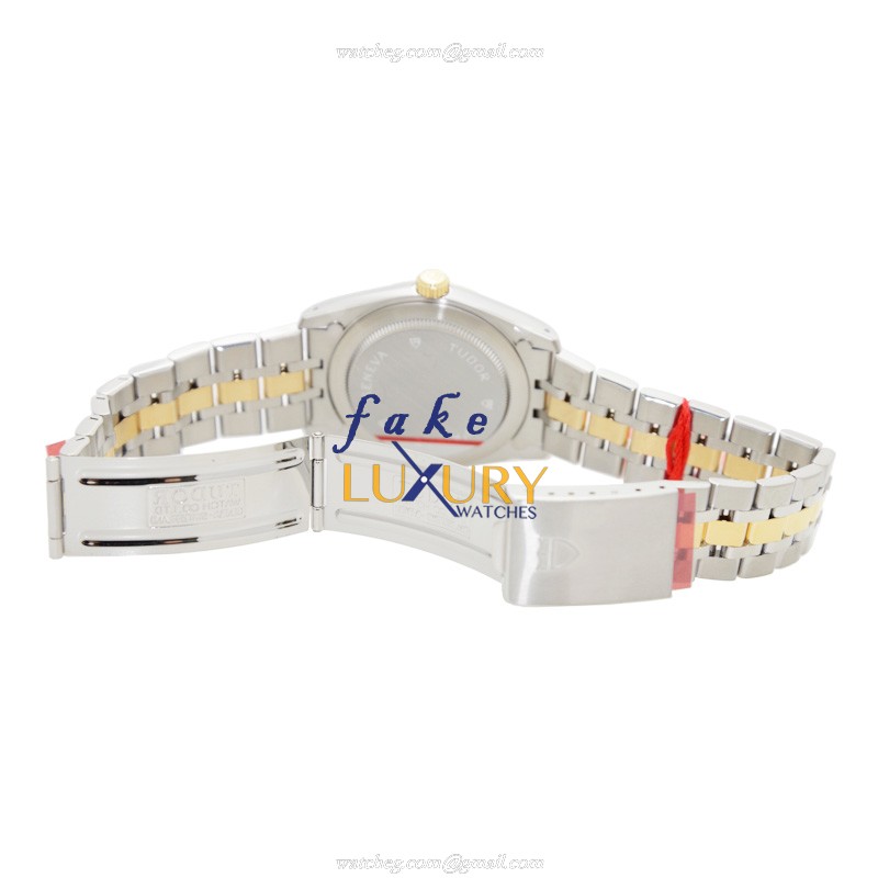 Tudor Replica Watch 74033-62473-10DI-CHCL, Automatic, 18kt Gold & Steel Case, Gold Dial, Silver - Image 5