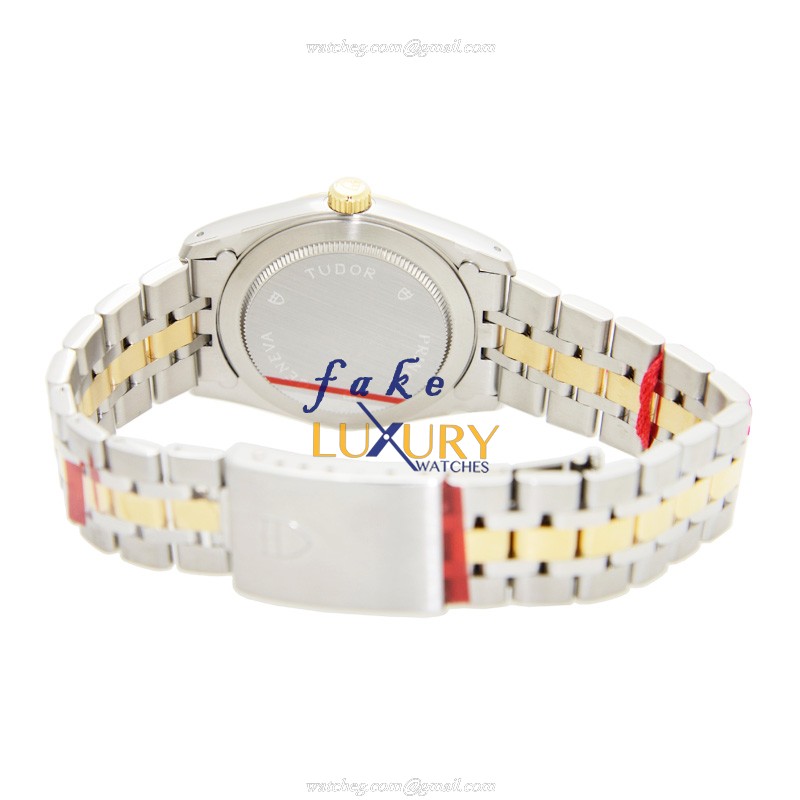 Tudor 74033-62473-10DI-SVCL Replica Watch, Auto Movement, 18kt Gold & Steel Case, Silver Dial & - Image 4