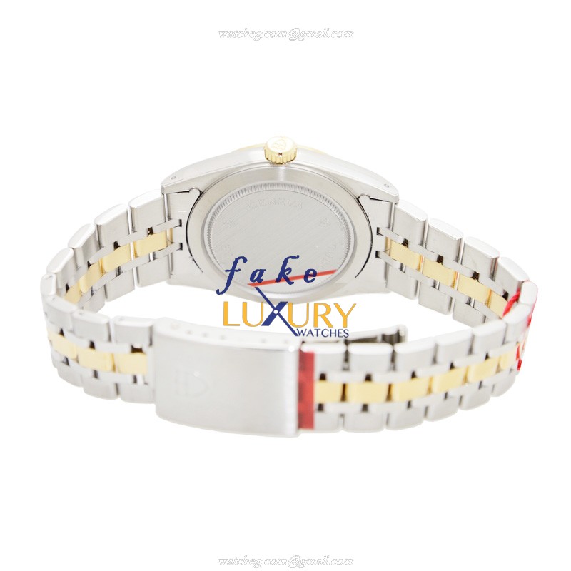 Tudor 76213-62483-10DI-SVCL Automatic 18kt Gold & Steel Watch - Replica - Silver Dial & Band - Image 4