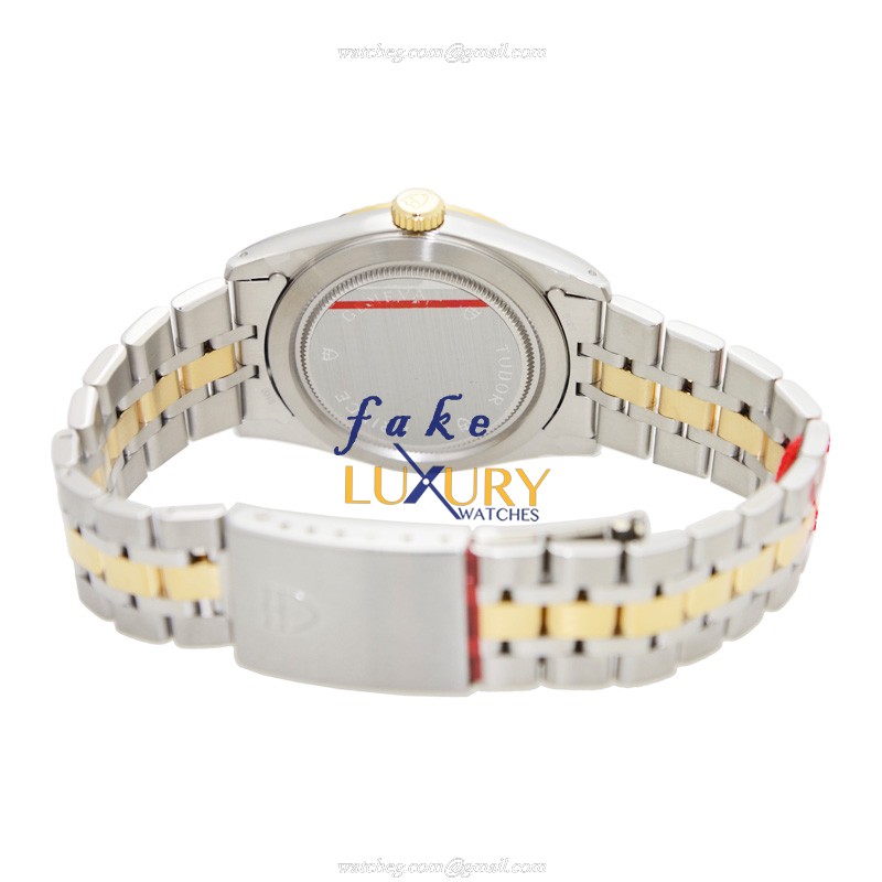 -76213-62483-SVCL - Tudor Replica Watch - Automatic - 18kt Gold & Steel Case - Silver Dial - Image 4