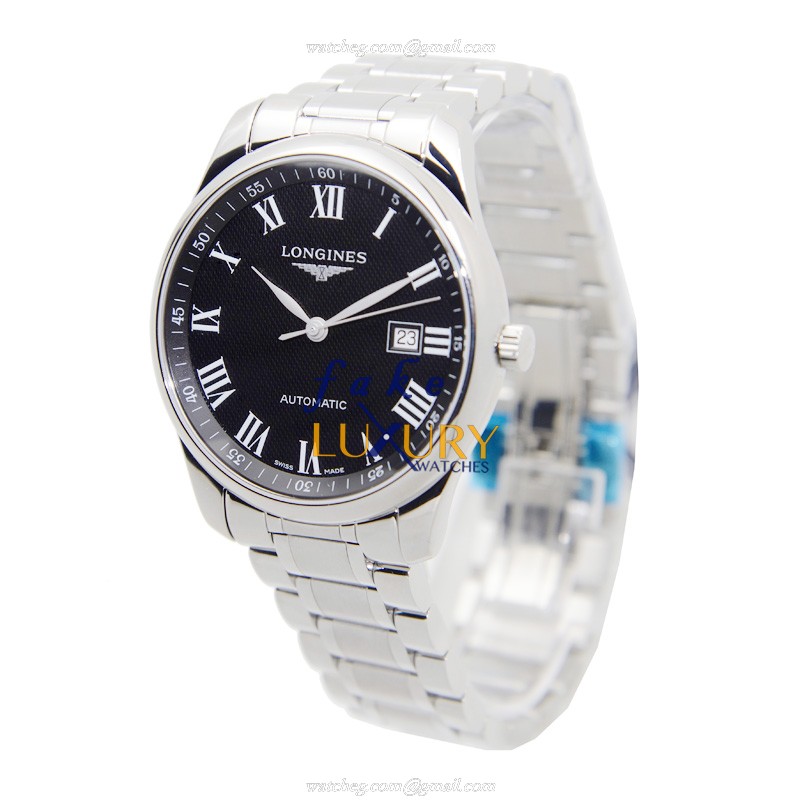 Longines L2.893.4.51.6 Master Automatic Stainless Steel Replica Watch, Silver Dial, Swiss Clone - Image 3