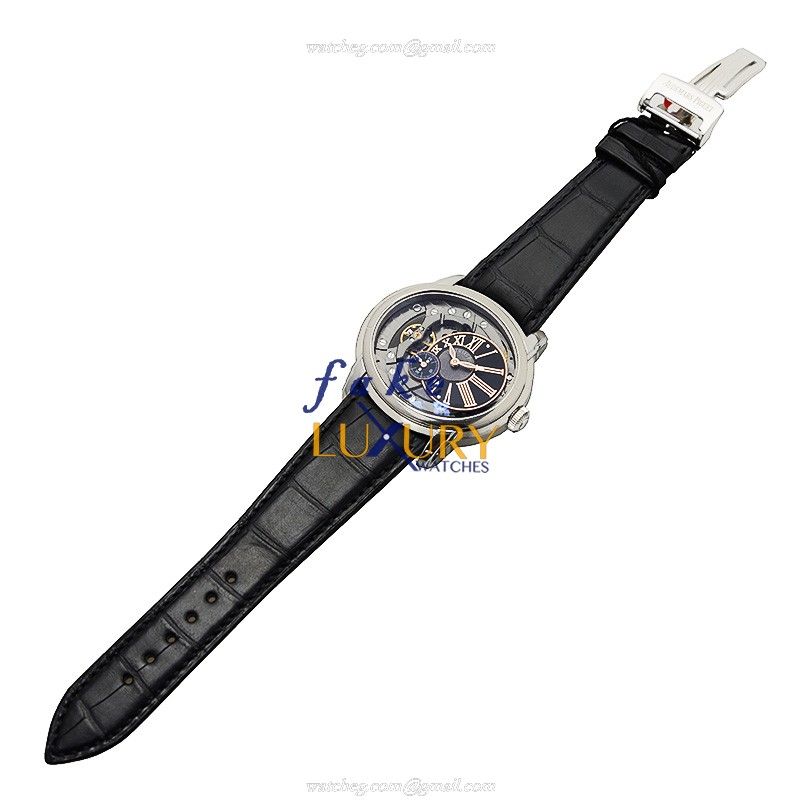 Audemars Piguet Replica Watch 15350ST.OO.D002CR.01 With Dark Grey Dial On Black - Image 2