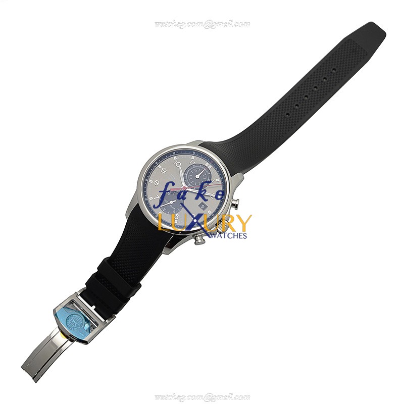 IWC IW390503 Portuguese Replica Watch, Automatic Movement, Dark Grey Dial, Steel Case - Image 2