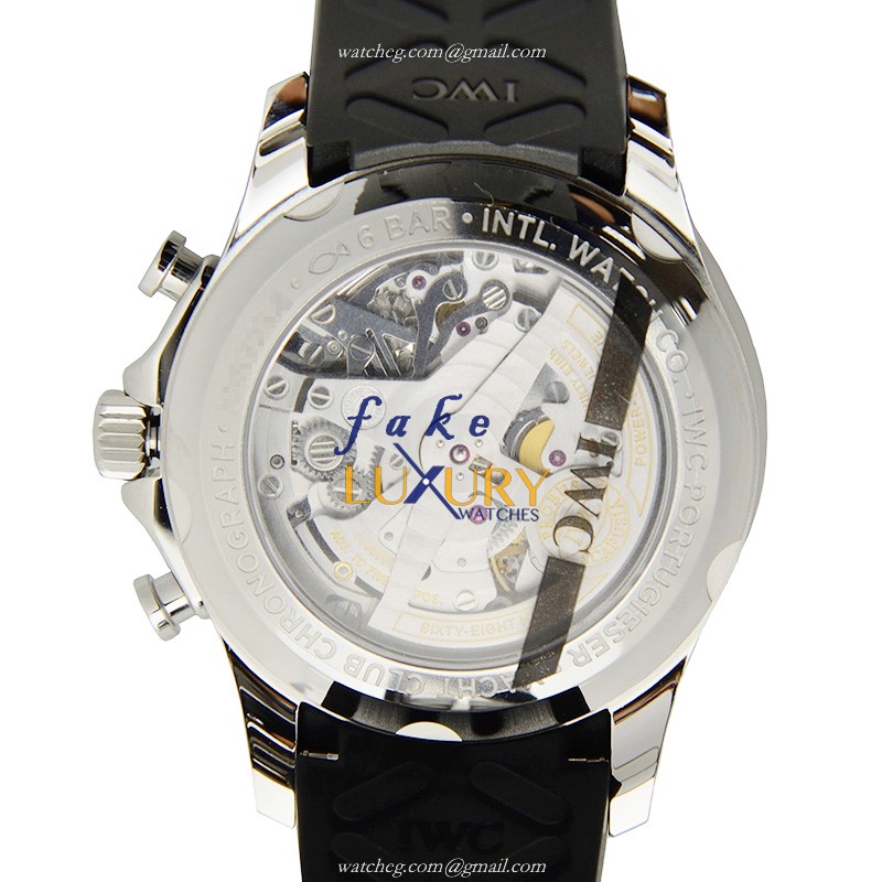 IWC IW390503 Portuguese Replica Watch, Automatic Movement, Dark Grey Dial, Steel Case - Image 3