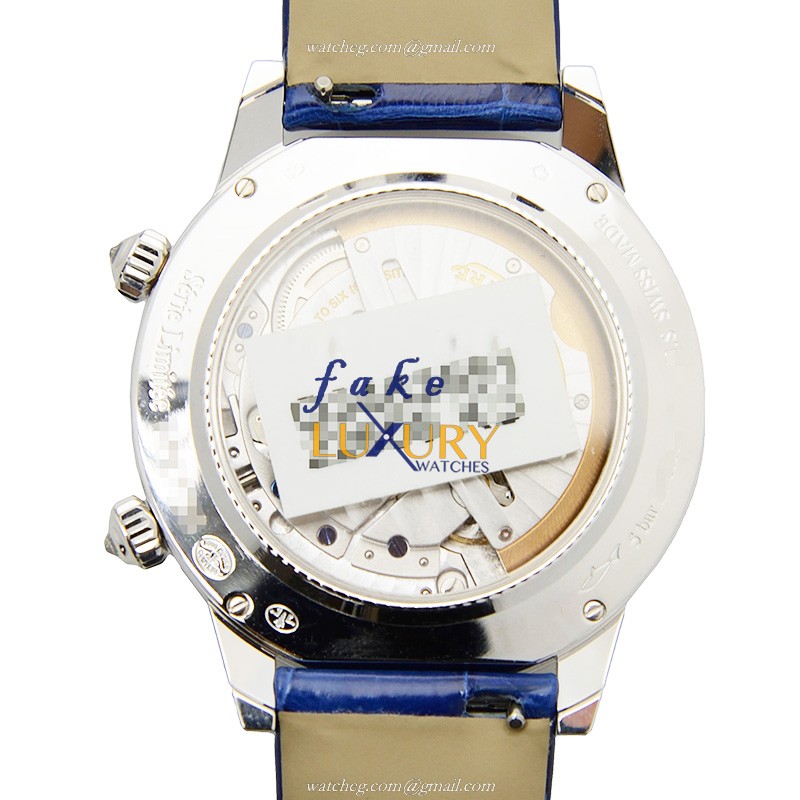 Jaeger-Lecoultre Q3483591 CELESTIAL Automatic 18kt White Gold & Diamond Replica Watch with Blue - Image 3
