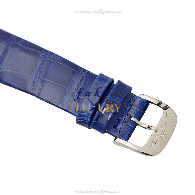 Jaeger-Lecoultre Q3483591 CELESTIAL Automatic 18kt White Gold & Diamond Replica Watch with Blue - Image 4