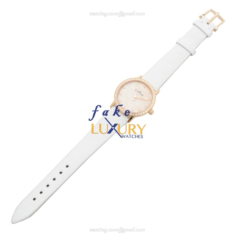 Blancpain 6102-2954-95A Replica Watch, Automatic, Pink Mother of Pearl Dial, Rose Gold Case - Image 2