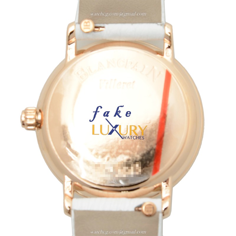 Blancpain 6102-2954-95A Replica Watch, Automatic, Pink Mother of Pearl Dial, Rose Gold Case - Image 3