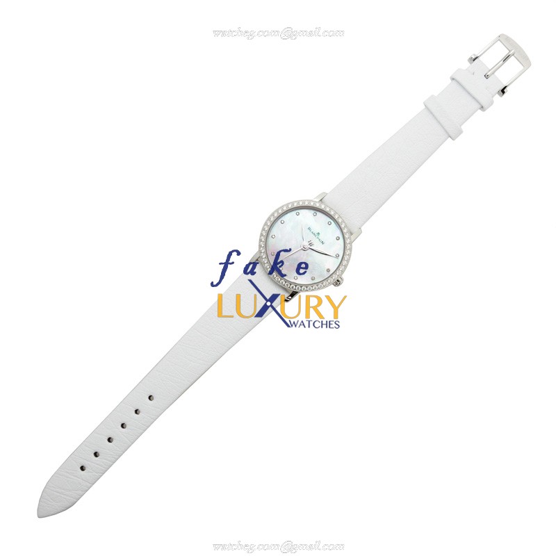 Blancpain 6102-4654-95A Women's Replica Watch, Automatic Movement, White Dial - Image 2
