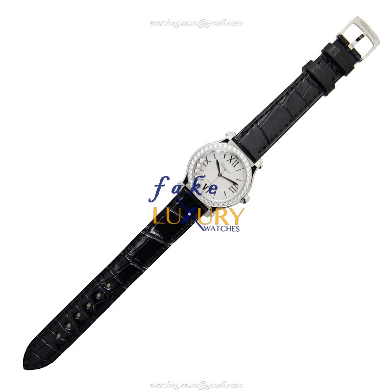 Chopard 278573-3003 Happy Sport | Automatic Stainless Steel | Diamond bezel Replica Watch - Image 2