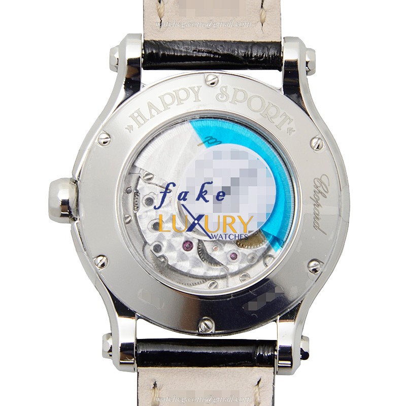 Chopard 278573-3003 Happy Sport | Automatic Stainless Steel | Diamond bezel Replica Watch - Image 3