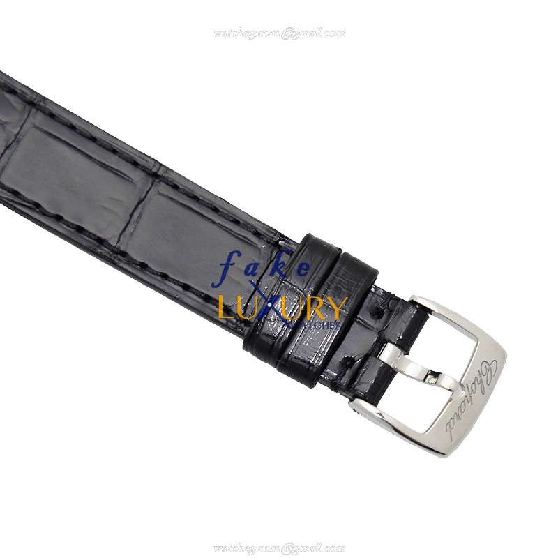 Chopard 278573-6001 Replica Happy Sport Watch, Auto, 18kt Rose Gold & Steel, Silver Dial - Image 4