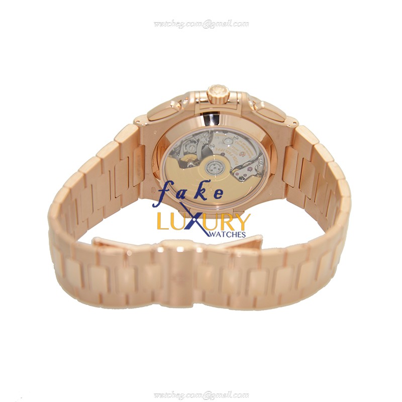 Patek Philippe Nautilus 5980/1R-001 Replica Watch With Gray Dial, 18kt Rose Gold Case Automatic - Image 4