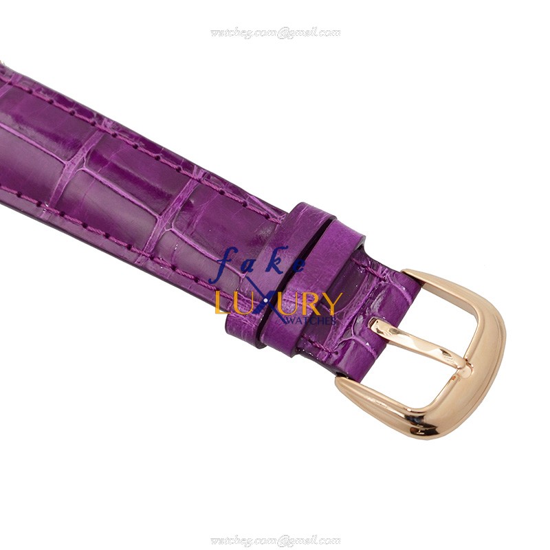 Franck Muller 5852 QZ REL MOP 5N Replica Watch, Quartz Movement, 18kt Rose Gold Case, Silver White - Image 4