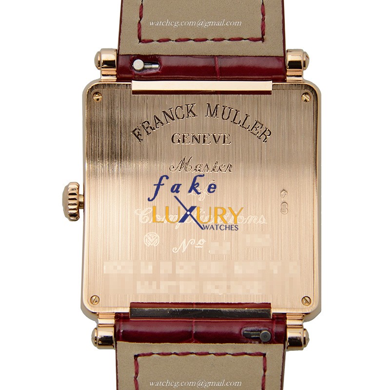 6002 M B QZ REL MOP V D 5N - Franck Muller Master Square Replica Watch - Quartz - Silver White Dial - Image 3