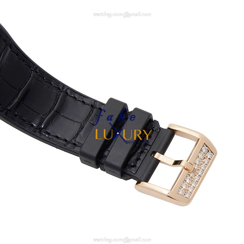 Franck Muller V 45 SC DT D 5N - Luxury Replica Watch - 18kt Rose Gold & Diamonds - Automatic - Image 3