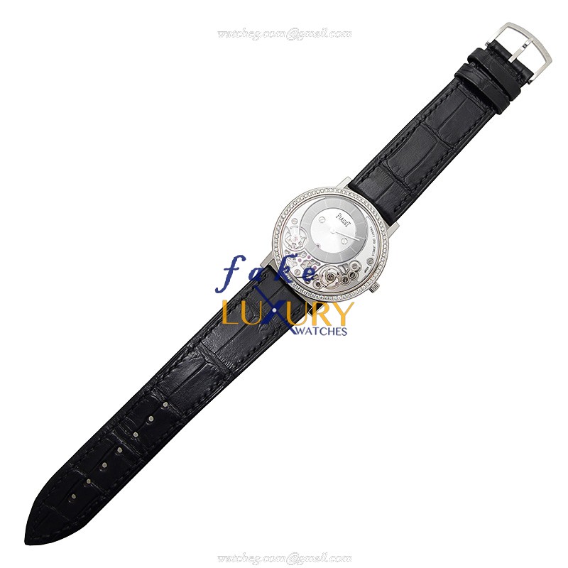 Piaget G0A39112 Altiplano Replica Watch, Silver Dial, 18kt White Gold & Diamond Case, Manual Wind - Image 2