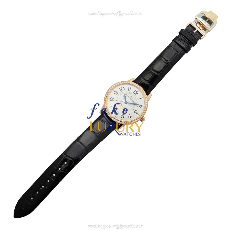 Jaeger-Lecoultre Q3442420 RENDEZ VOUS Automatic 18kt Rose Gold & Diamond Replica Watch, Swiss - Image 2