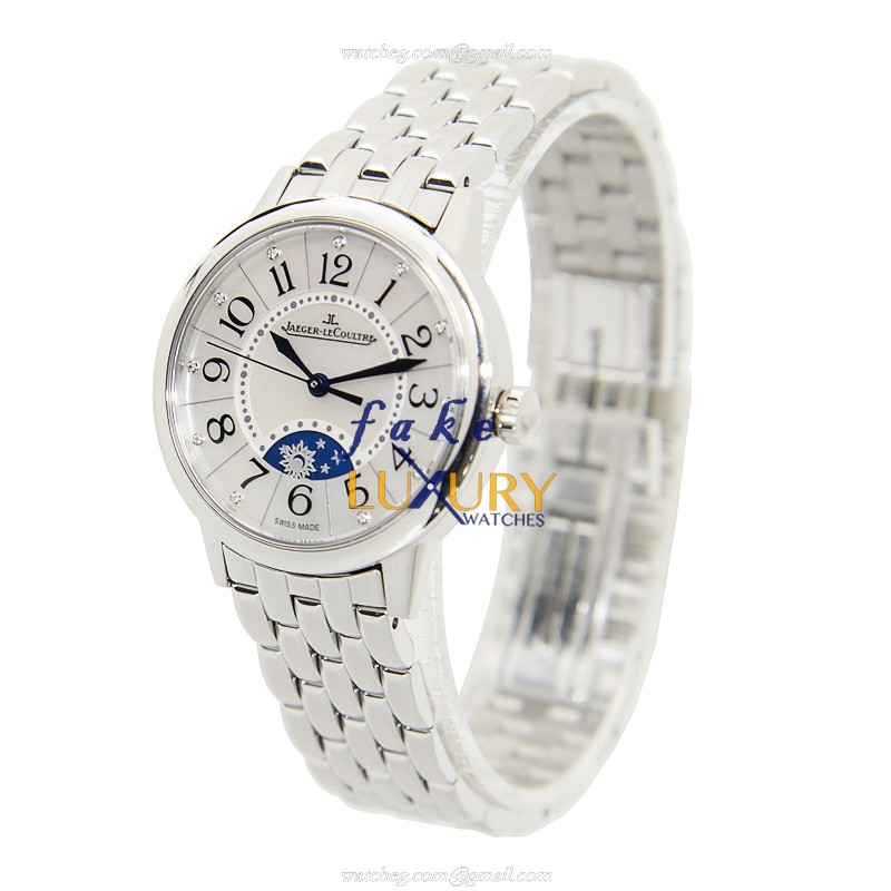 Jaeger-Lecoultre Q3468190 RENDEZ VOUS Automatic Stainless Steel Replica Watch - White Dial, Silver - Image 3