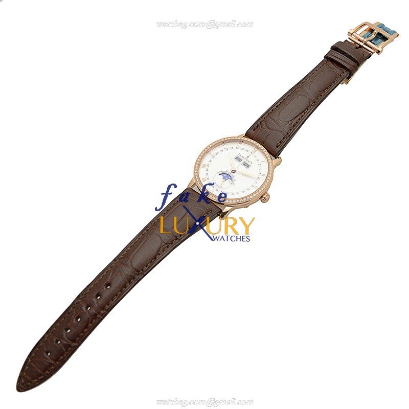 Blancpain Villeret 6263-2942-55B Automatic 18kt Rose Gold Diamonds Replica Watch - Image 2