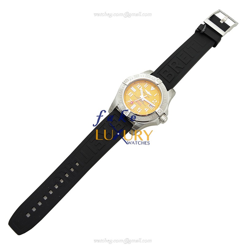 Breitling A1733110-I519-152S-A20SS Replica Watch - Automatic - Stainless Steel - Yellow Dial - Image 2
