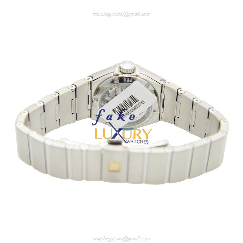 Omega 123.15.27.20.55.003 Automatic Stainless Steel & Diamond Dial Replica Watch - Image 4