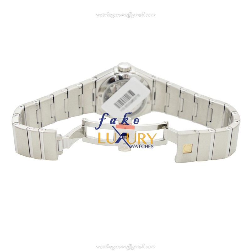 Omega 123.15.27.20.55.003 Automatic Stainless Steel & Diamond Dial Replica Watch - Image 5