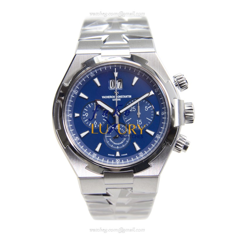 Vacheron Constantin Overseas 49150/B01A-9745 Automatic Blue Dial Stainless Steel Replica Watch - Image 2