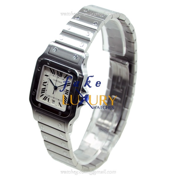 Cartier W20060D6 - Replica Watch - Santos - Quartz - Steel Case - White Dial - 29mm - Image 2