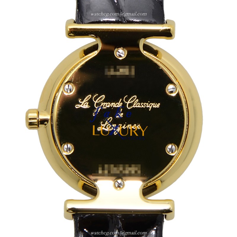 Longines L4.209.2.87.2 La Grande Replica Watch Quartz Movement PVD Gold Case White Dial Sapphire - Image 3