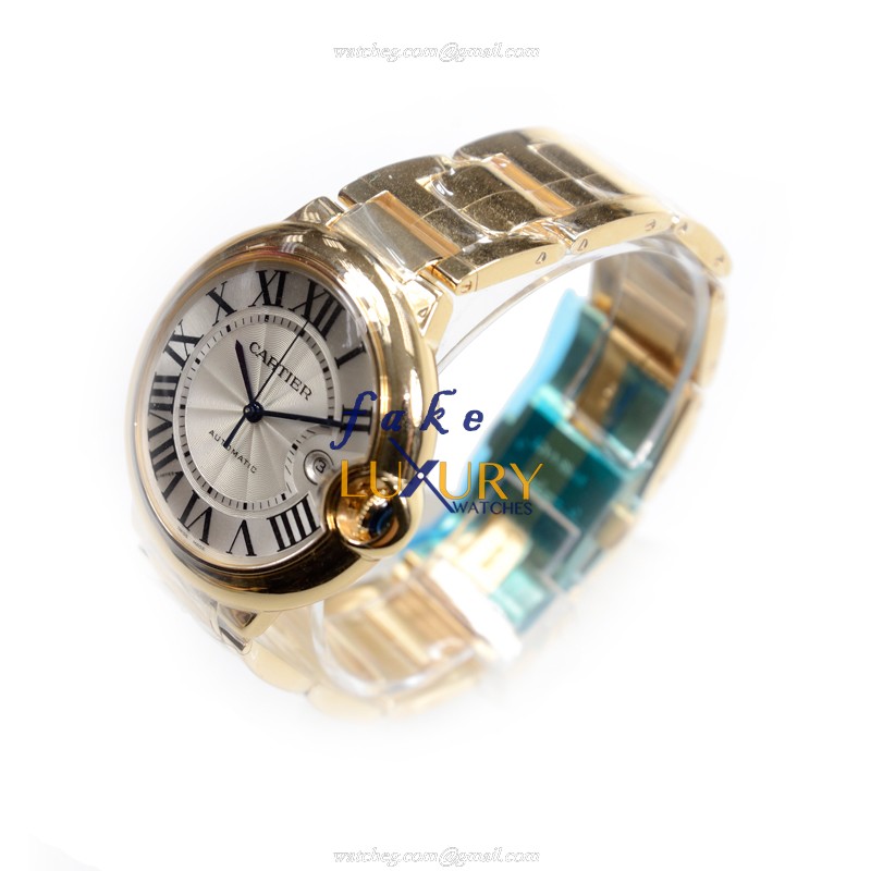 Cartier W69005Z2 BALLON BLEU - Automatic 18kt Yellow Gold - Replica Watch - 42mm - Swiss Movement - Image 3