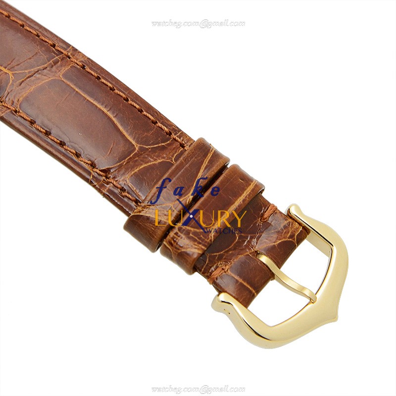 - CARTIER W1529856 TANK QUARTZ 18KT YELLOW GOLD - Replica Watch - Silver Dial - Image 4