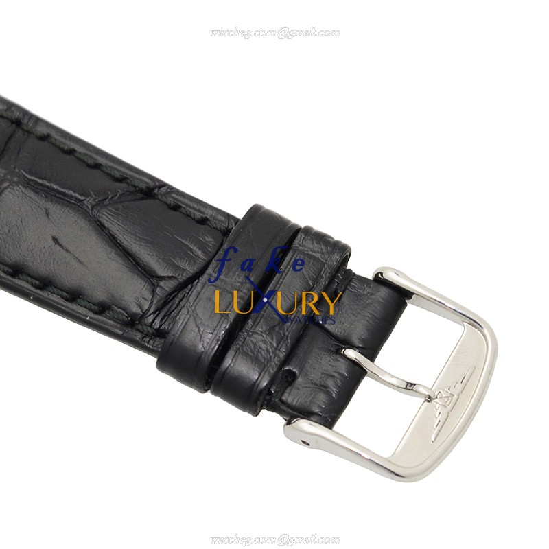 Longines L1.645.4.75.4 HERITAGE Manual Wind Stainless Steel Replica Watch - Silver Dial, Black - Image 4