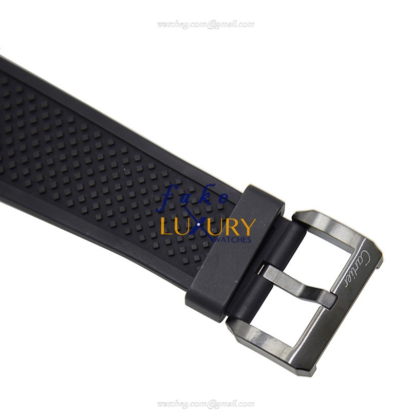 WSCA0006 - Cartier Calibre de Cartier Replica Watch - Automatic - Black Dial - Steel - Image 4